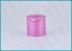 Pink Disc Top Plastic Dispensing Caps 28/410 For Lotion Dispenser Bottle