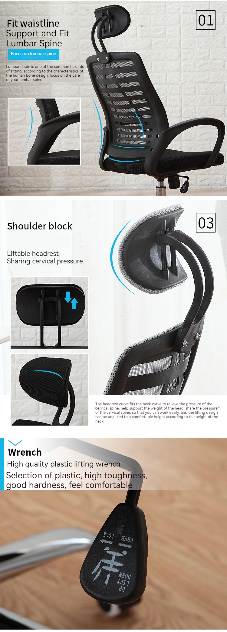 Experience Comfort and Style with the Lift Office Chair 2024 Latest Office Furniture