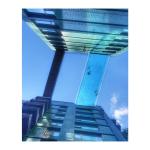100% Purity High Surface Hardness Aboveground Clear Acrylic Window Home Swimming