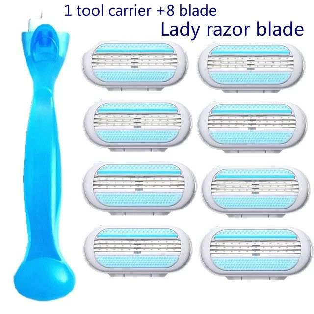 Replaceable blade refills Body Facial Razor Private Label Disposable Portable Travel Shaving Razor for Women