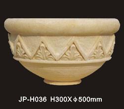 Wholesale Hand Carved All Weather Sandstone Flower Pots Customized from china suppliers