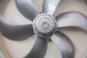 Wholesale 9500m3/h Industrial External Rotor Axial Flow Fan 500mm AL Alloy Sickle Blade from china suppliers