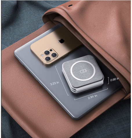 Foldable 3 In 1 Wireless Charging Station 5W For Travel Gift