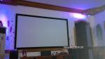 New Arrival Curved Fixed Frame Projection Screen130 Inch 16:9 Ratio Projector