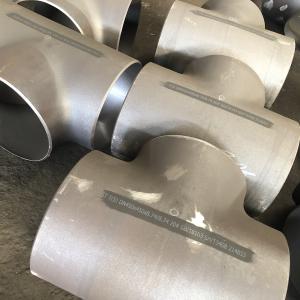 Wholesale Ansi B16.9 Steel Tee Fitting Stainless A403 Wp304l Straight SCH80S from china suppliers