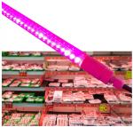 9W 18W 22W 2 Ft 3 Ft 4 Ft T8 2200K Led Pink Meat Tube For Refrigerator Of Meat