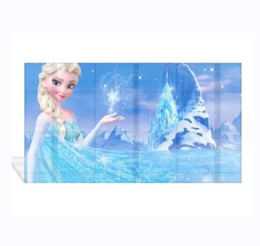 5000cd/Sqm Adhesive LED Transparent Film Screen , Advertising LED Video Wall
