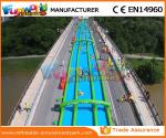 City 1000 Ft Inflatable Slip N Slide , Commercial Grade Inflatable Bouncy Slide