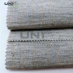 Polyester Mixed Horsehair Interlining Canvas Hair Lining For Men Uniform Suits