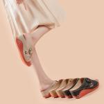 BS092 Summer 2021 New Style Sandals Women'S Retro Wedge Heel Car Stitching