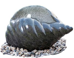 Wholesale Shell Shape Cast Stone Fountains For Home Decoration Weather Resistant from china suppliers