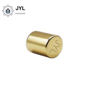 Wholesale Cylindrical Zamac Perfume Bottle Lids With Personalized Text Or Logo For Niche Brands from china suppliers