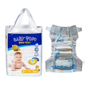 Wholesale Yellow Wet Indicator Newborn Baby Diapers from china suppliers