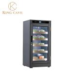 Luxury Wood Touch Control Lockable Electric Cigar Display Humidor Wine Cellar