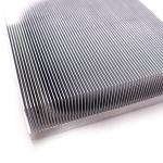 1-10mm Base Thickness CNC Processed Fin Aluminum Heat Sink Custom