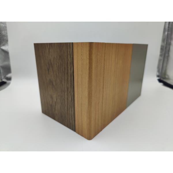 Exterior ACP Sheet Stone Grain Texture 0.5mm Aluminum Layer Customizable For Balconies