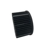 LED Round Extruded Aluminum Heatsink , Round Heat Sink Extrusion Machined Metal