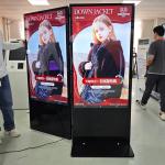 43 49 55 65 Inch Floor Standing LCD Display Advertising Screen Double Side