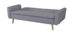 Gray Moveable Convertible Sofa Bed / Home Decoration Lightweight Sofa Bed