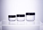 Custom Classic Glass-like Recyclable Plastic PET Cosmetics Jar 50ml For Skincare
