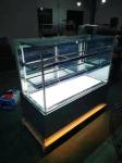 Ambient Temperature Square Glass Dry Bakery Display Case 450L