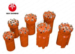 Wholesale Orange Alloy Steel Top Hammer Drill Bits , Thread Button Drill Bits ISO Approval from china suppliers