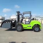Reduced Vibration All-terrain Forklift Truck For Enhances Work Place Safety And