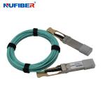 Optical Active QSFP28 To QSFP28 AOC Ethernet Cable 100G 26AWG