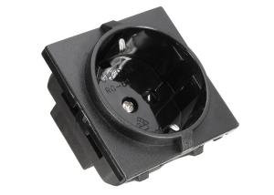 Wholesale DIN 49 440 EU Plug Standard AC Schuko Outlet Single Plug Wall European Power Socket RG-02 250V 16A IP20 Waterproof from china suppliers