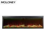47inch Built in Portable Freestand Electric Fireplace Single View Side DIY Log