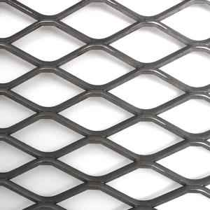 Wholesale Black Iron Steel Raised Expanded Metal Flattened Expanded Metal For Construction and Walkway from china suppliers