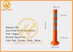 Road Safety Reflective Strip TPU 75cm Flexible Delineator Post For Hotel Parking