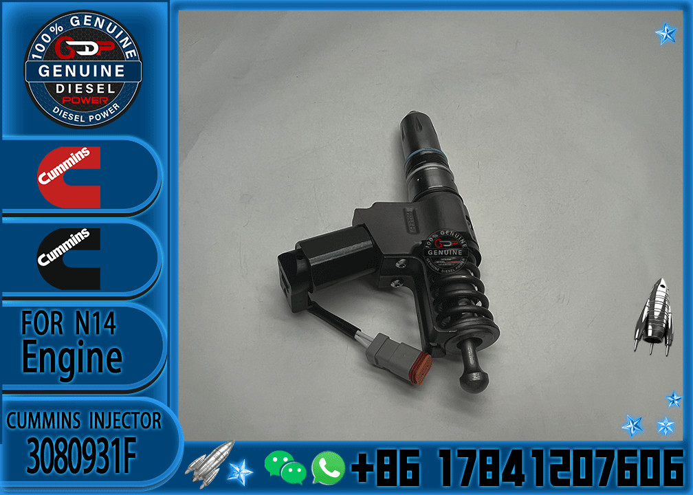 Diesel Fuel Injector 3081315 3073995F 3083846T 3083848F 3411766F 3080931F 3087558F For Cummins QSN14 N14