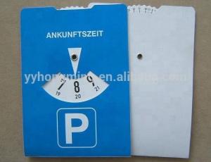 Wholesale Concise Design Style 150*108mm Car Parking Disc made of Paper Cardboard for Parking from china suppliers