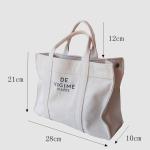 Thick Fabric Large Capacity Customizable Eco-Friendly Cotton Canvas Tote