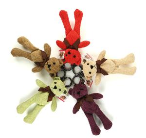 Wholesale custom high quality teddy bear plush keychain from china suppliers