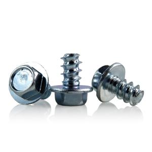 Wholesale WN5447 Hex Flange Head Self Tapping PT Thread Forming Screw Plain Finish for Fastening from china suppliers