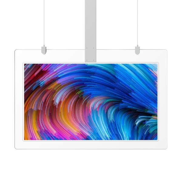 Ceiling Mounted Double sided hanging lcd digital signage 4g wifi advertising player Kiosk Screen