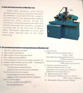 Wholesale Z20 parting, drilling and lathing machine for bearing ring from bar from china suppliers