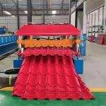 Hydraulic Pressure Glazed Tile Roll Forming Machine For Yx35-925 Profile