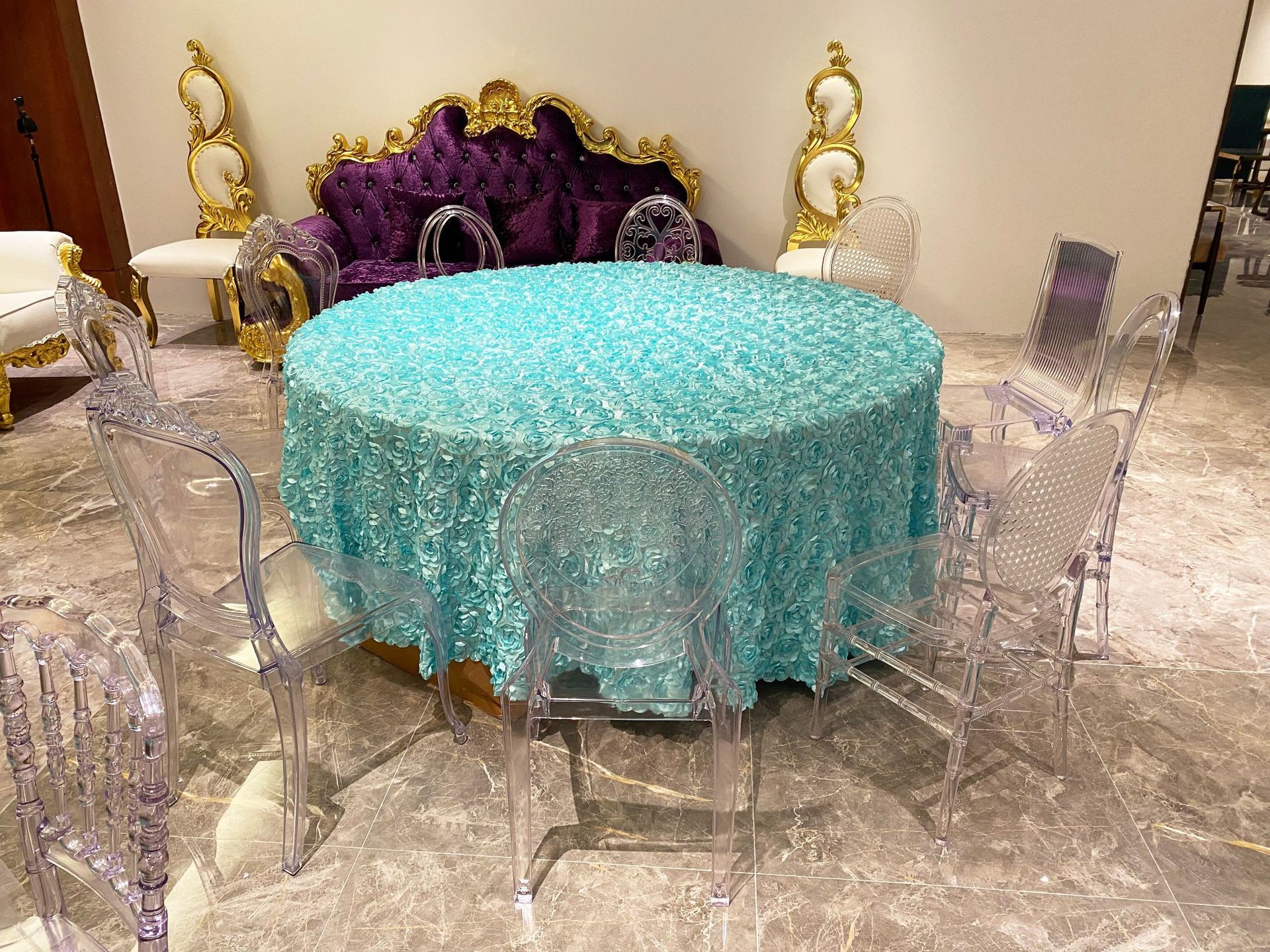 Clear Dining Chairs Crystal Transparent Seat, Modern Dining Chairs, Side Chairs for Wedding Party Event Reception