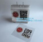 PE slider zipper saddle deli bag, Biodegradable k saddle deli bag, saddle deli