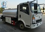 4m3 4x2 Light Fuel Truck 116hp Engine 4tons Oil Tanker Truck