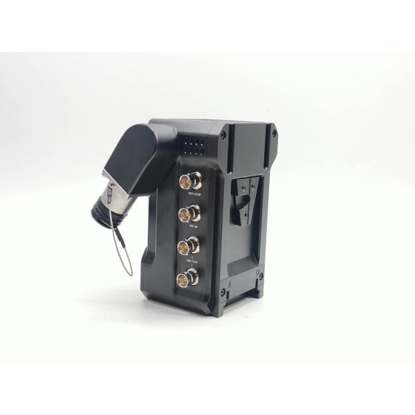 V-mount 12G SDI Fiber Optic Box with PGM