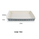 Oven Safe Long Rectangle Paper Cake Baking Pans High Temperature Resistant
