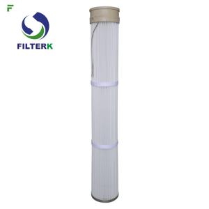 Wholesale Bottom Loader Dust Collector Replacement Filter Bags , Pleated Industrial Dust Collector Bags from china suppliers