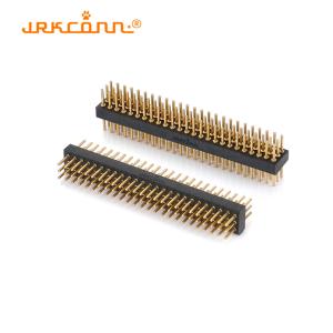 Wholesale H1.9mm Triple Rows 1.27 Mm Pitch Female Connector Straight Dip Circular Hole Pin Header Angle from china suppliers