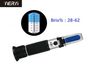 China Sugar ATC Cutting Fluid Refractometer Durable With 28~62% Brix Range on sale