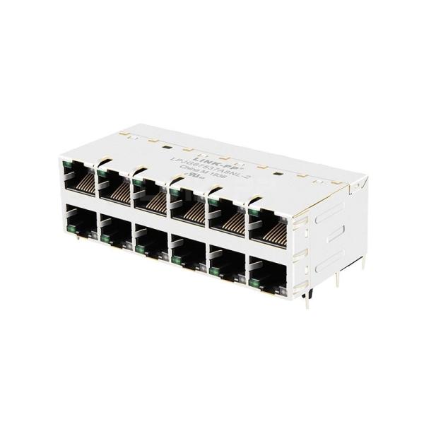 LPJG67537A8NL-2 1000 Base-T 2x6 Port Gigabit Ethernet 8 Core Non-PoE Single Port