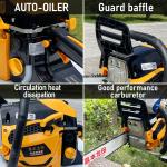 58cc Gasoline Chain Saw 20 22 Inch 5800C2 Portable Quality Protection Gasoline